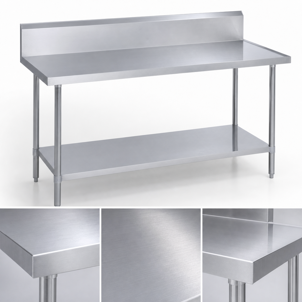 14-Gauge 300-Series Stainless Steel Top
