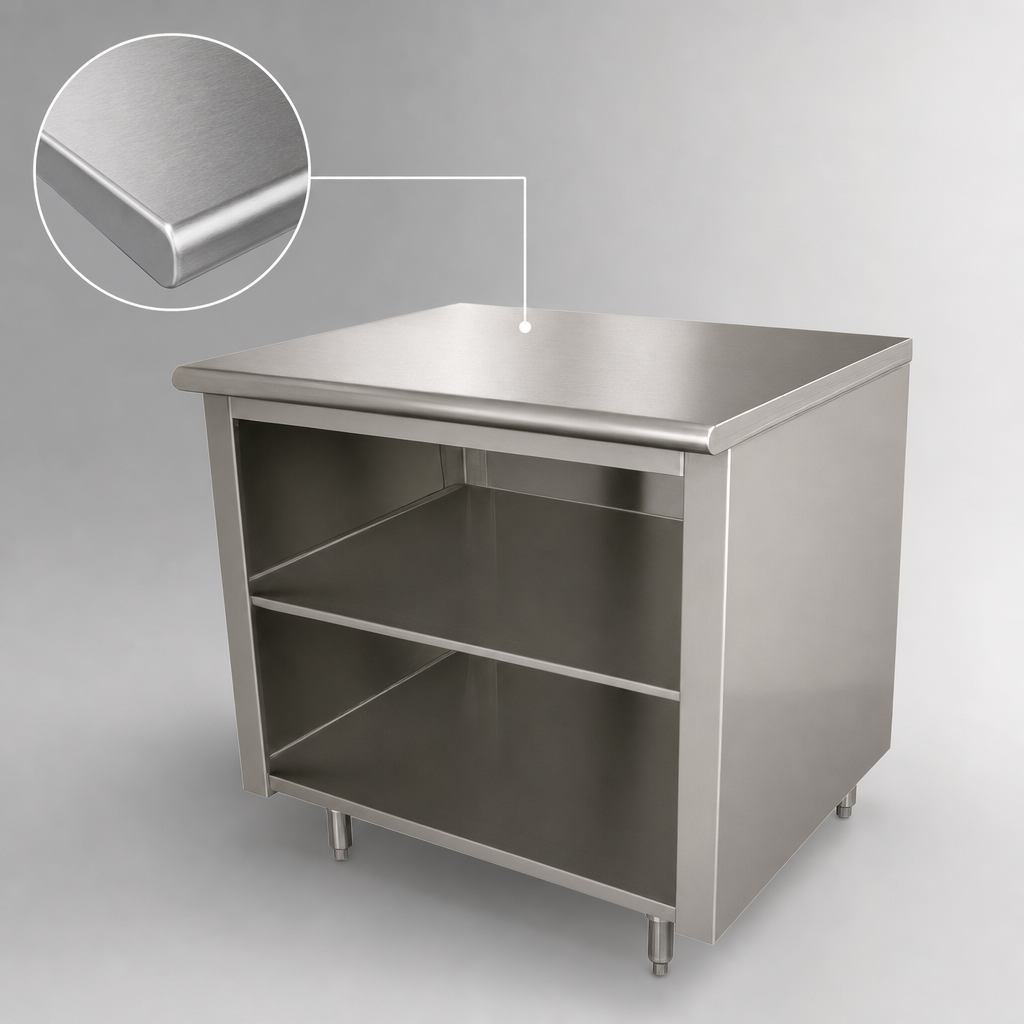 14 Gauge 304 Stainless Steel Top