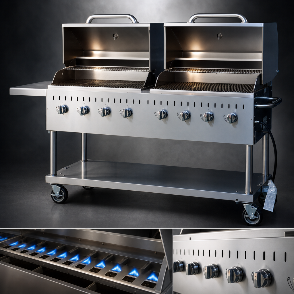 8 High-Output Burners