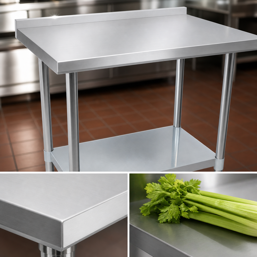18-Gauge 430 Stainless Steel Top