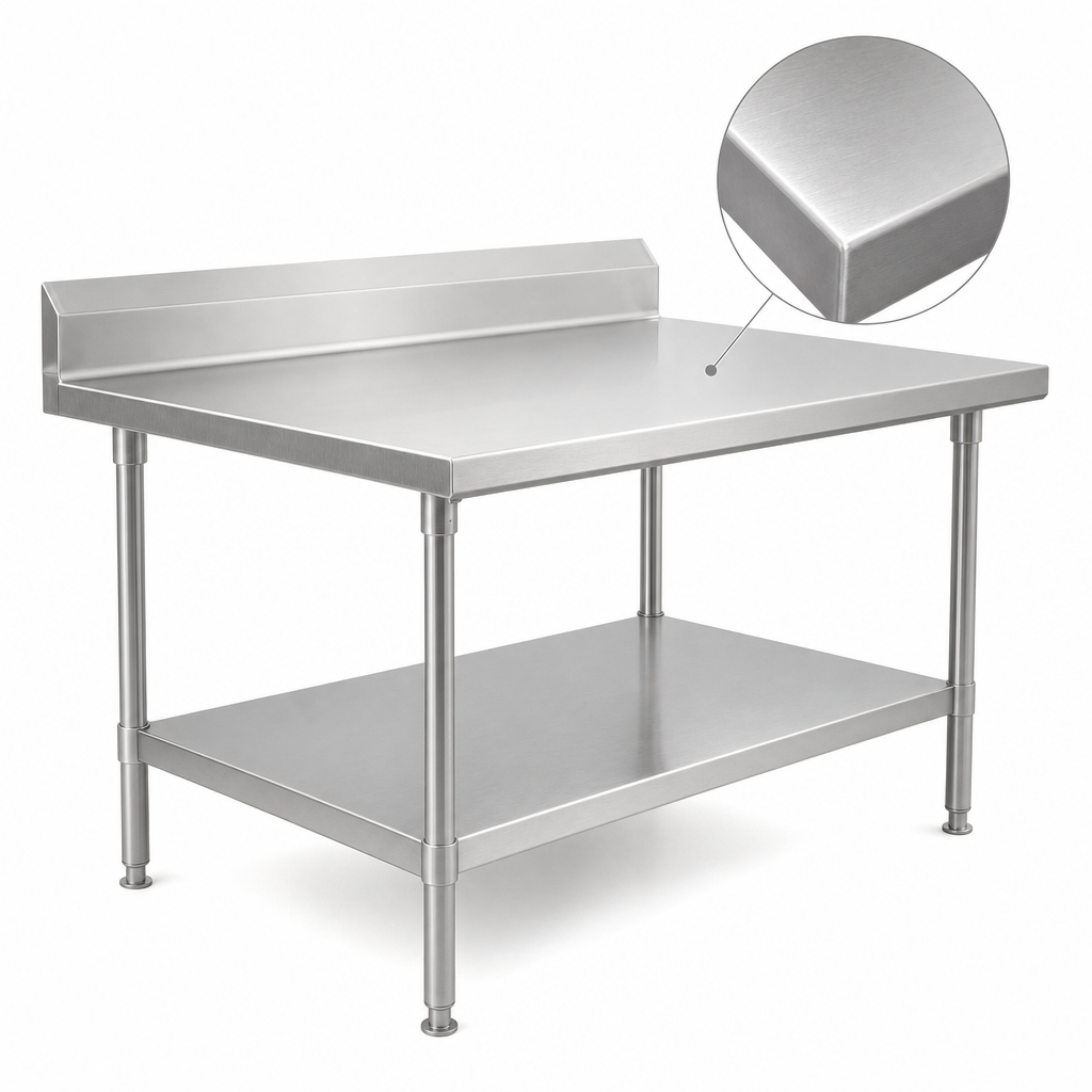16-Gauge Stainless Steel Top