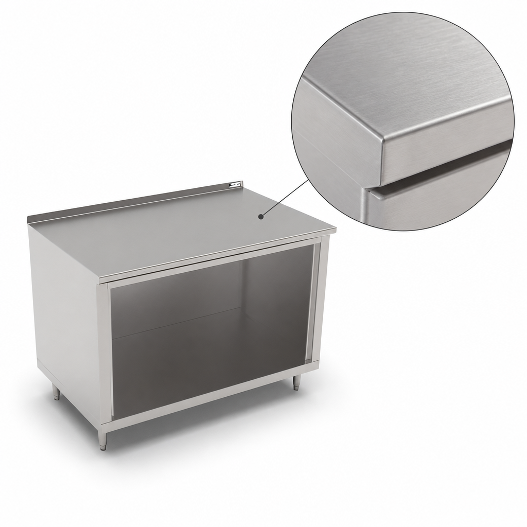 14-Gauge Stainless Steel Top
