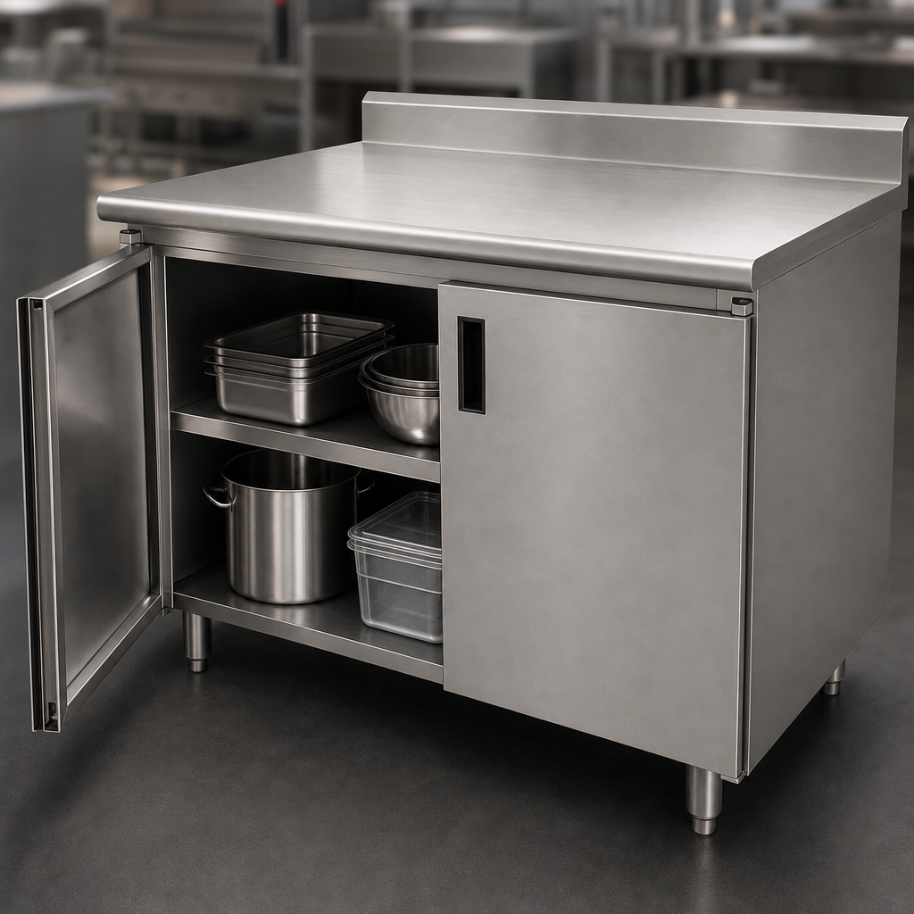 Cabinet Base with Hinged Doors