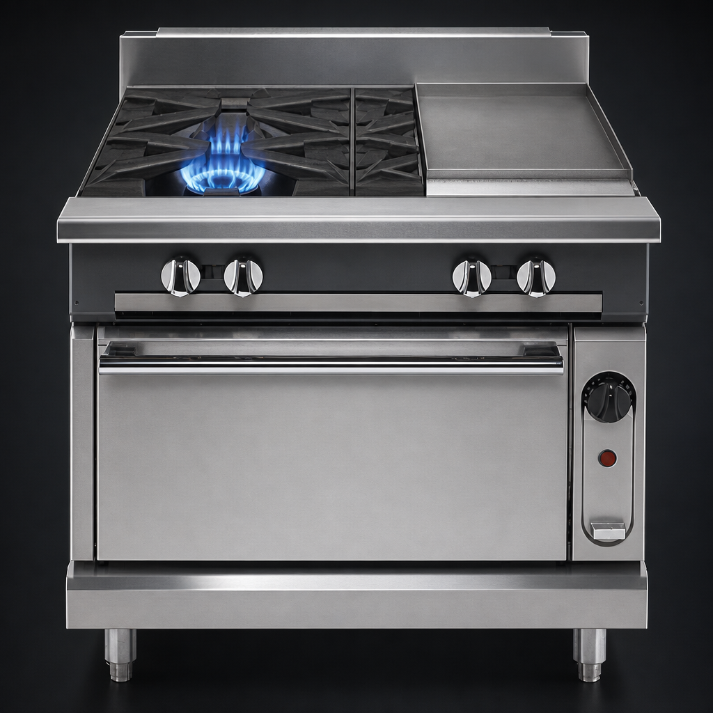 Two Open Burners