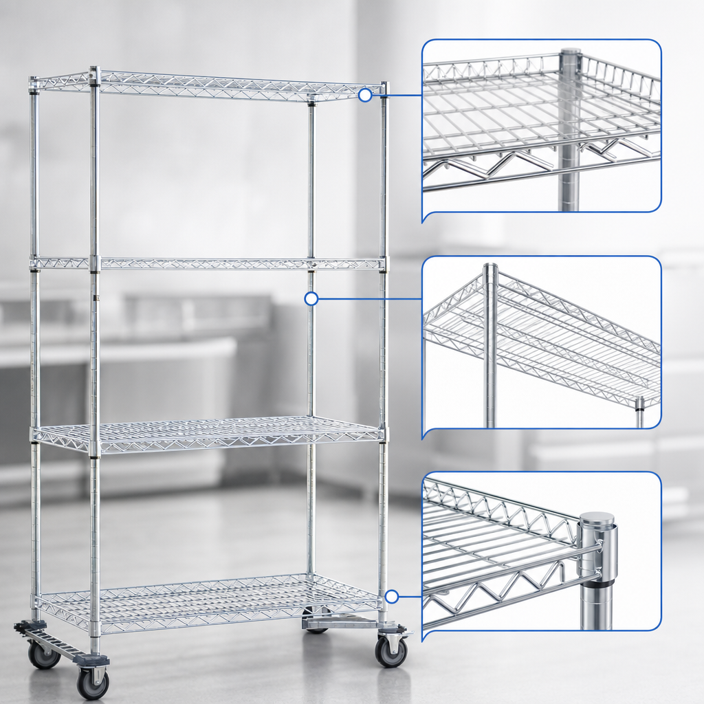Patented QuadTruss® Shelf Design