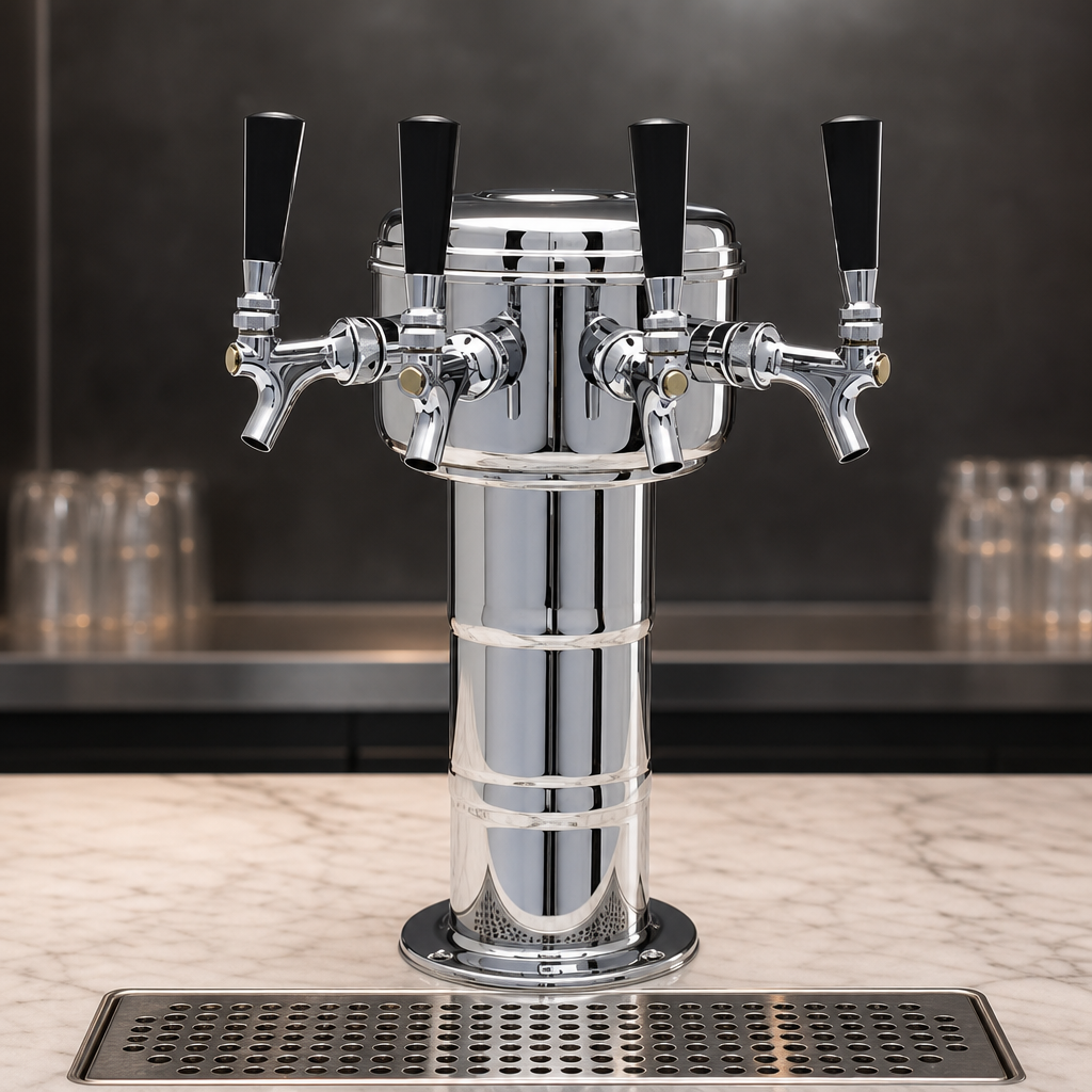 Four-Faucet Tower