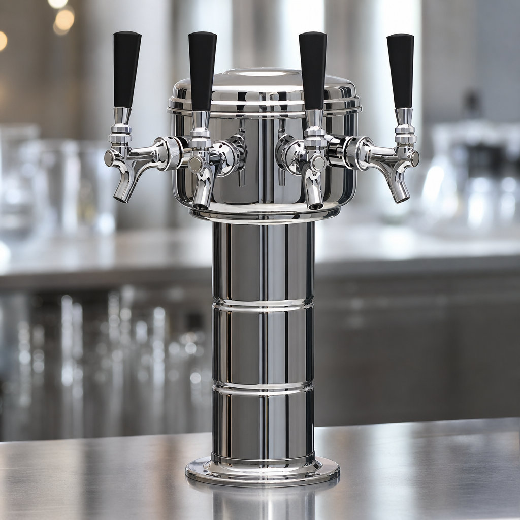 Mirror-Finish Stainless Steel Construction