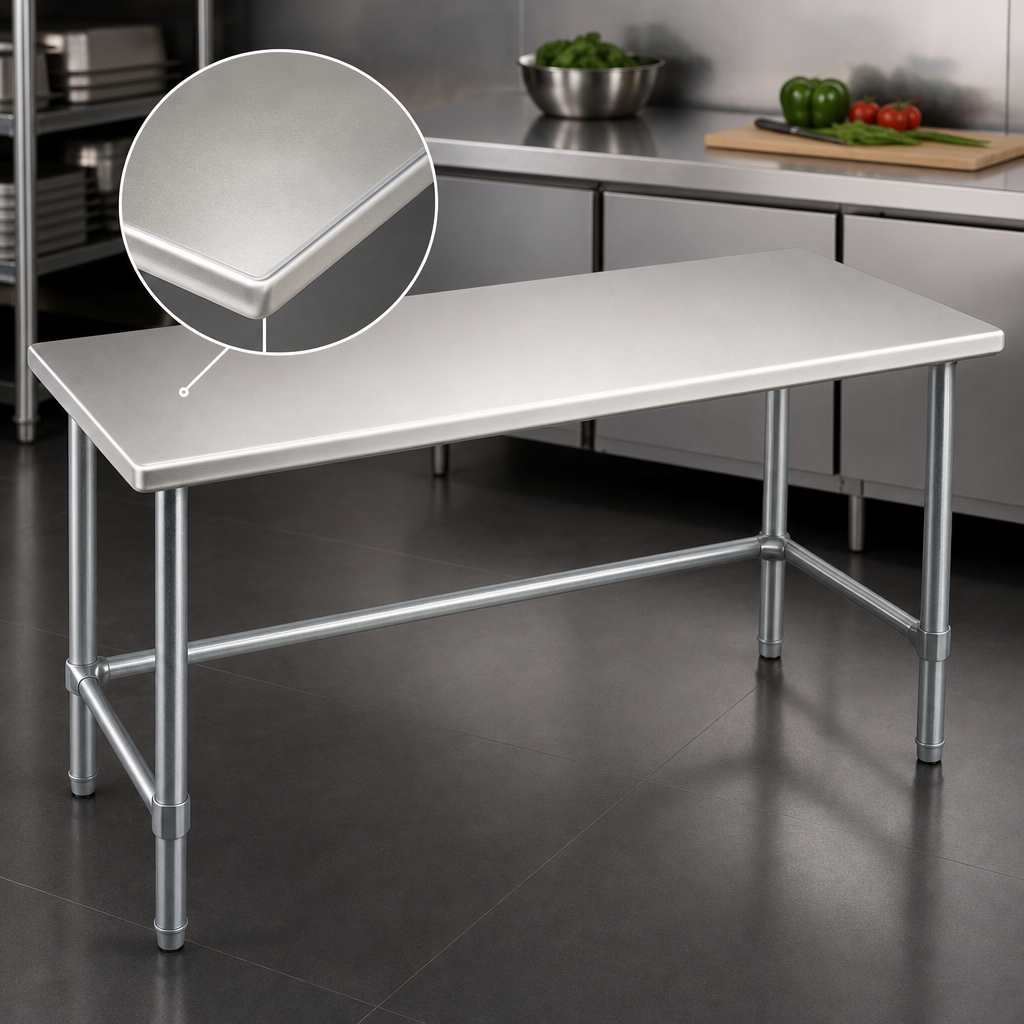 14-Gauge 304 Stainless Steel Top