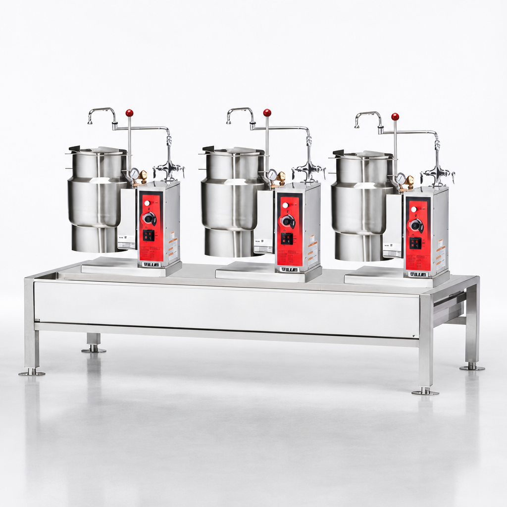 Three-Kettle Assembly
