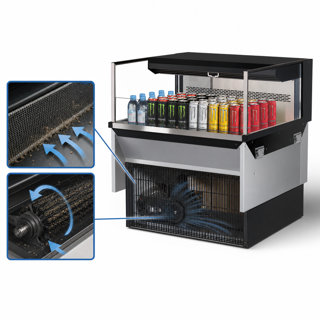 Self-Cleaning Condenser