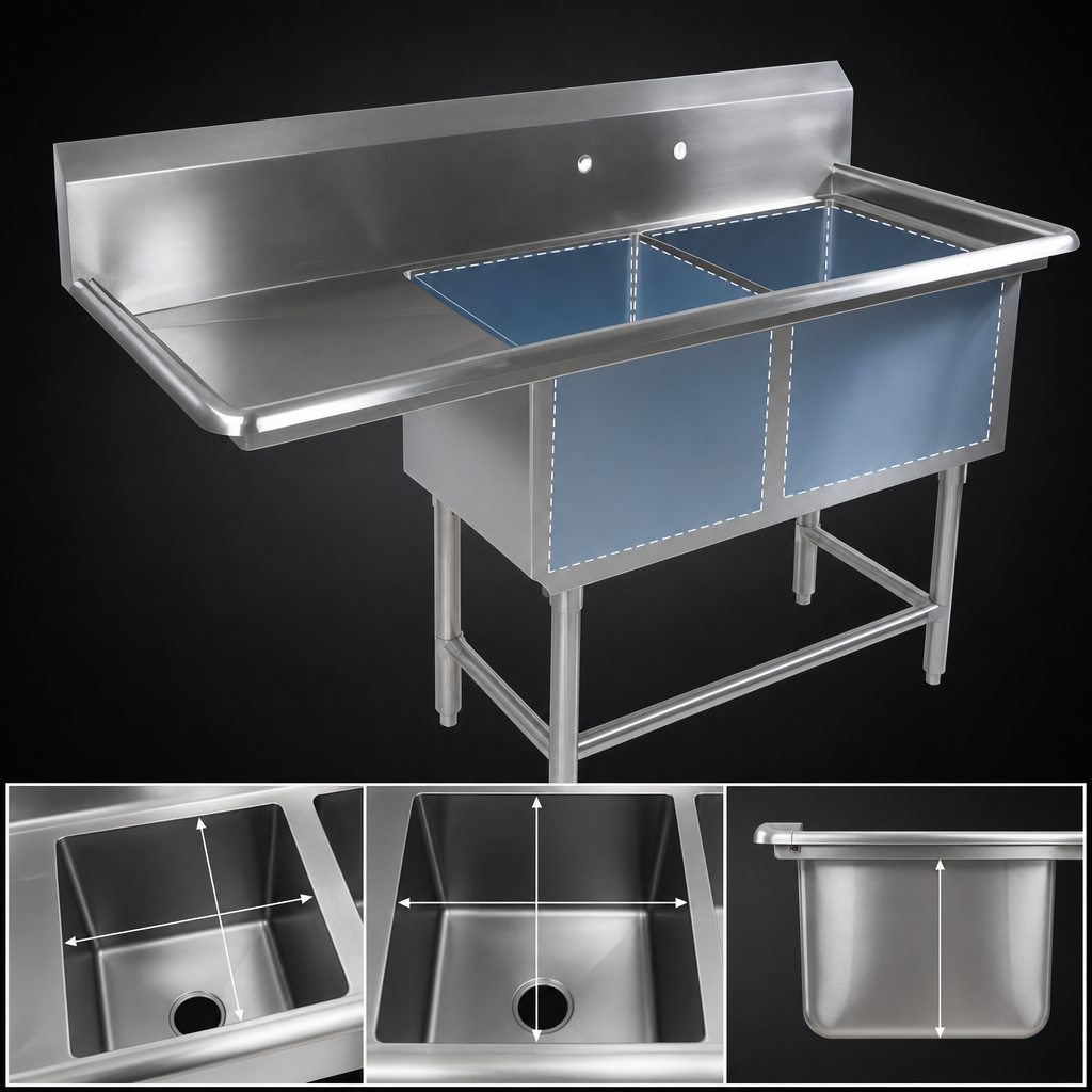 Two 18 x 18 x 14 Compartments