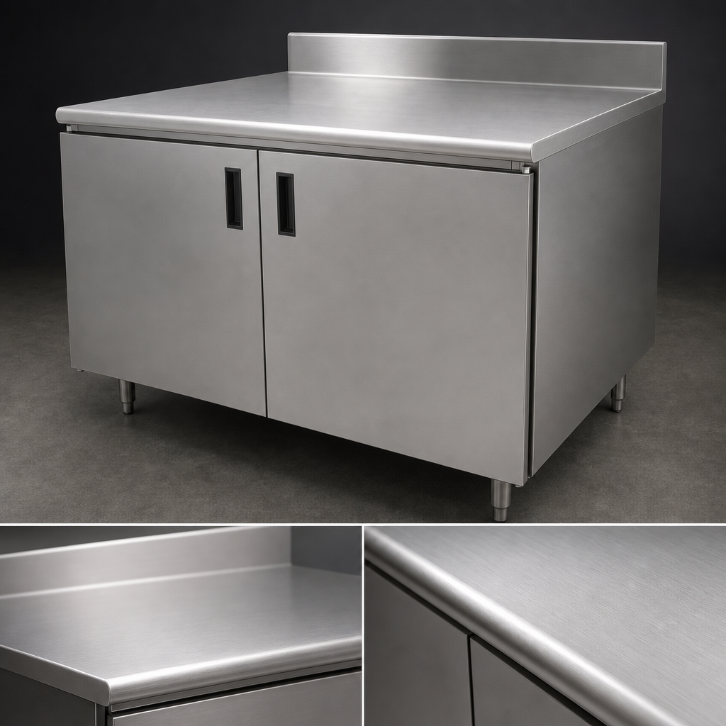 16-Gauge 304 Stainless Steel Top