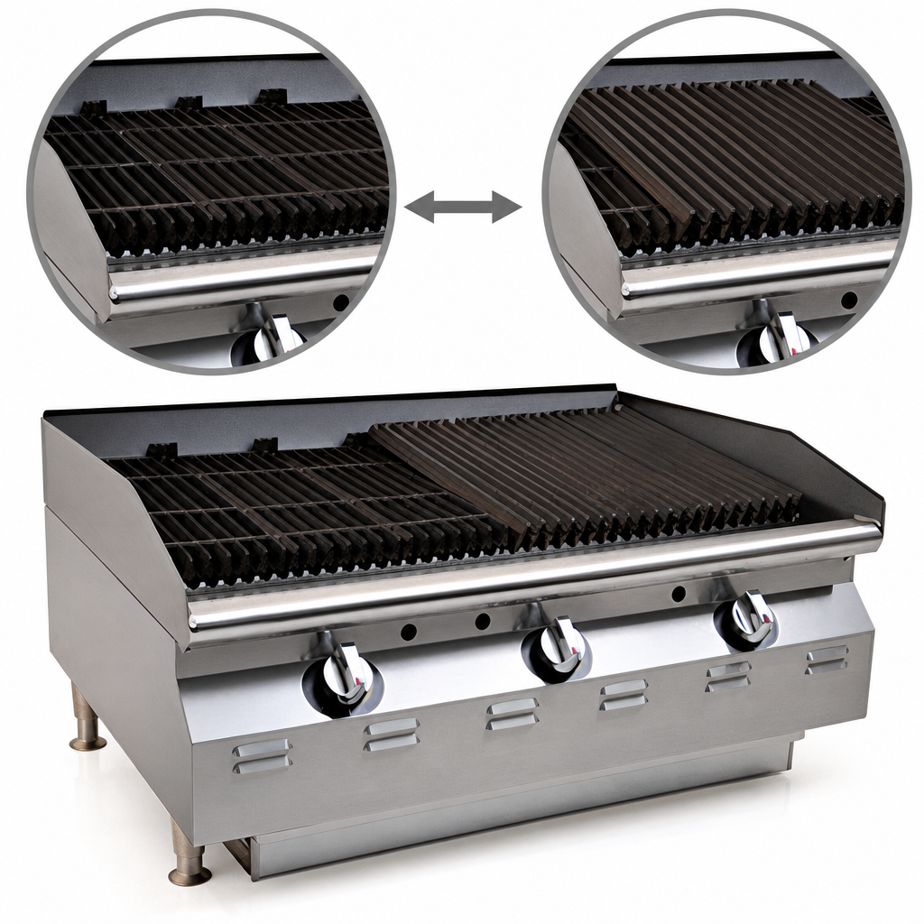 Adjustable HD Cast Iron Grates