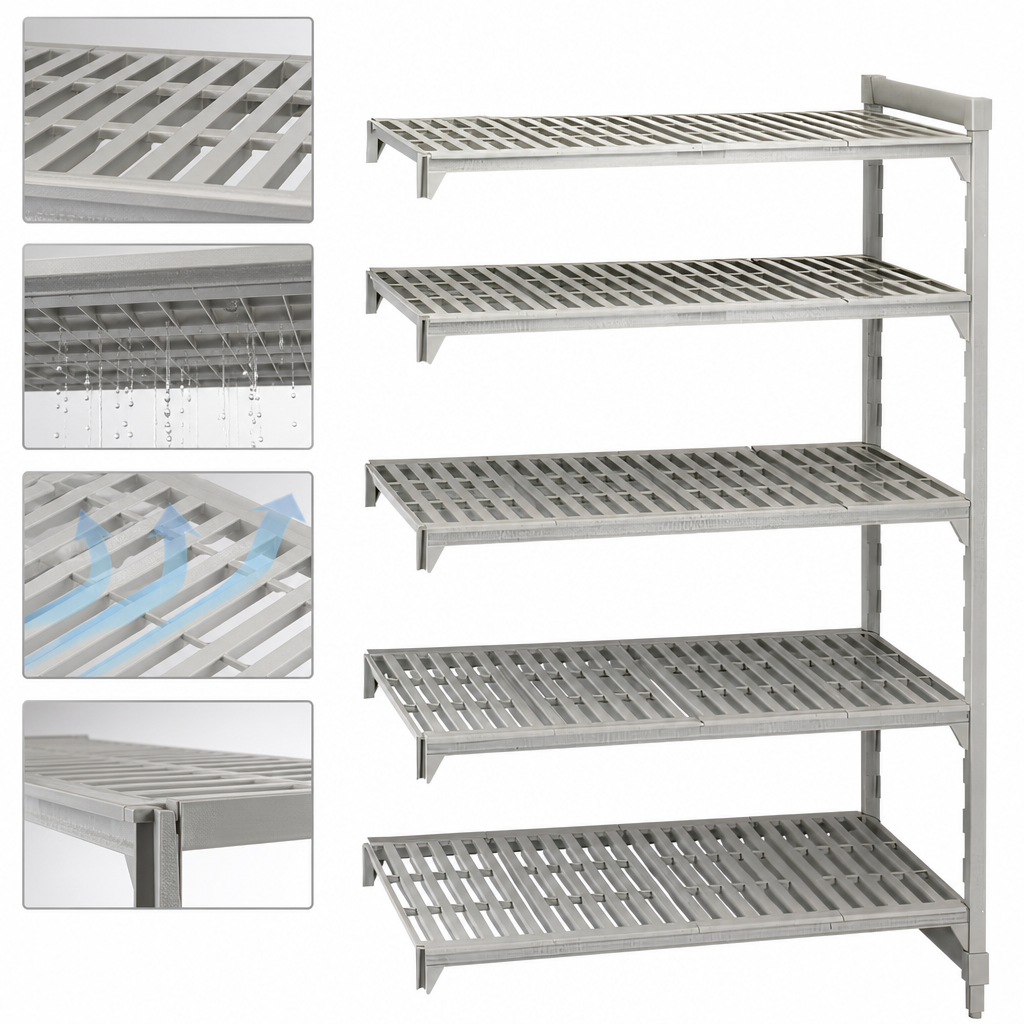 Five Vented Shelf Plates