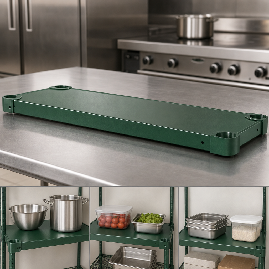 Solid Flat Shelf Surface