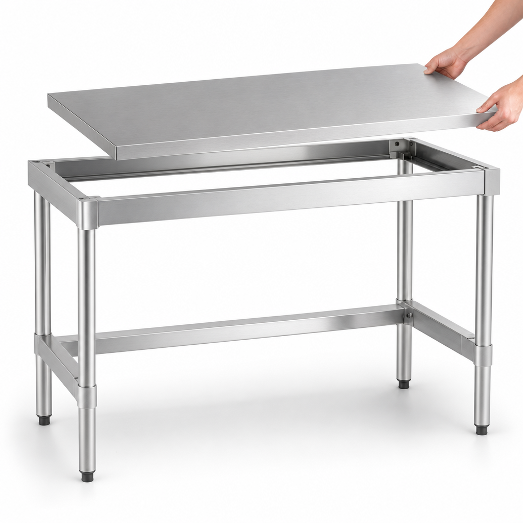 Removable 16-Gauge 304 Stainless Steel Top