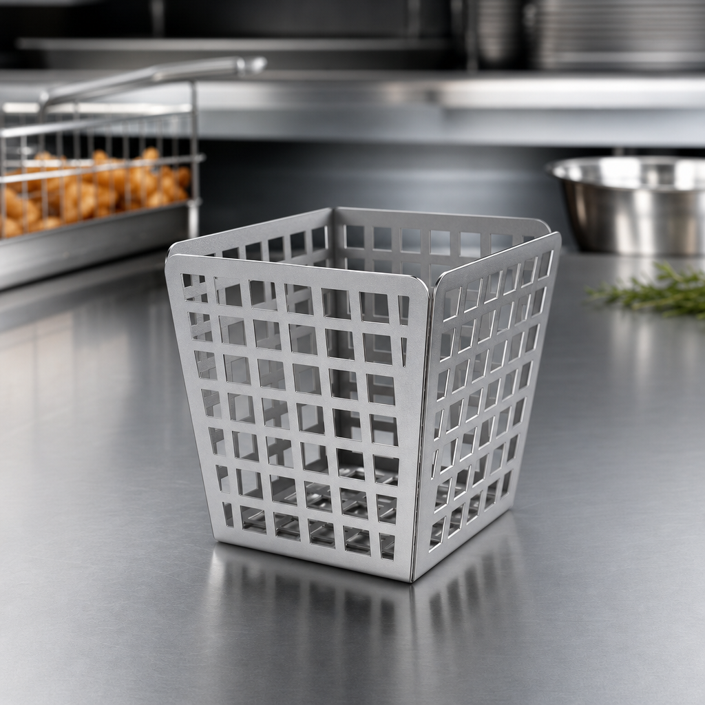 Laser-Cut Stainless Steel Construction