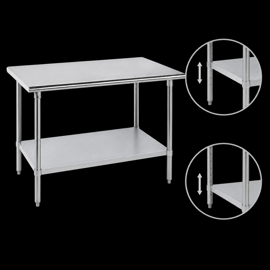 Adjustable Galvanized Undershelf