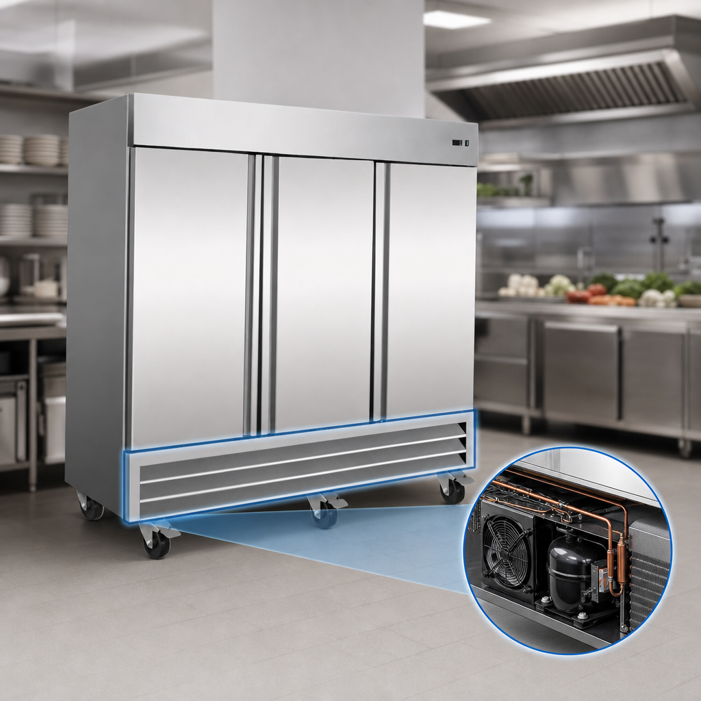 Self-Contained, Bottom-Mounted Refrigeration