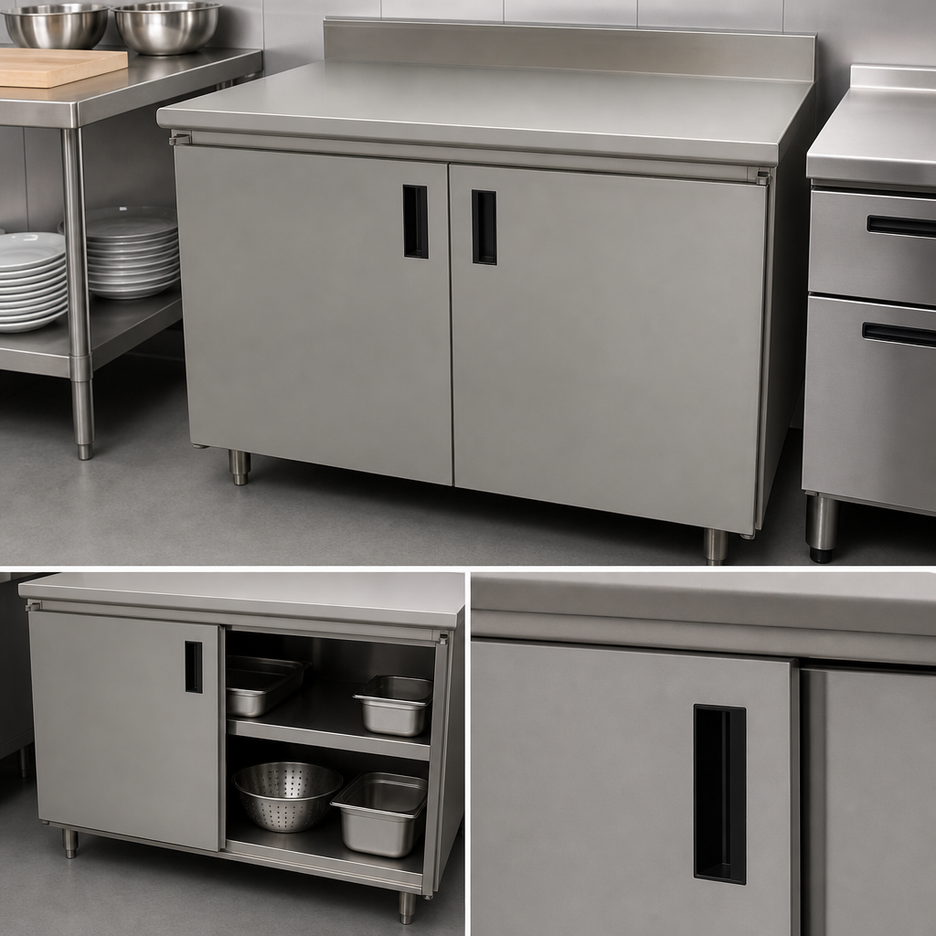 Cabinet Base with Sliding Doors