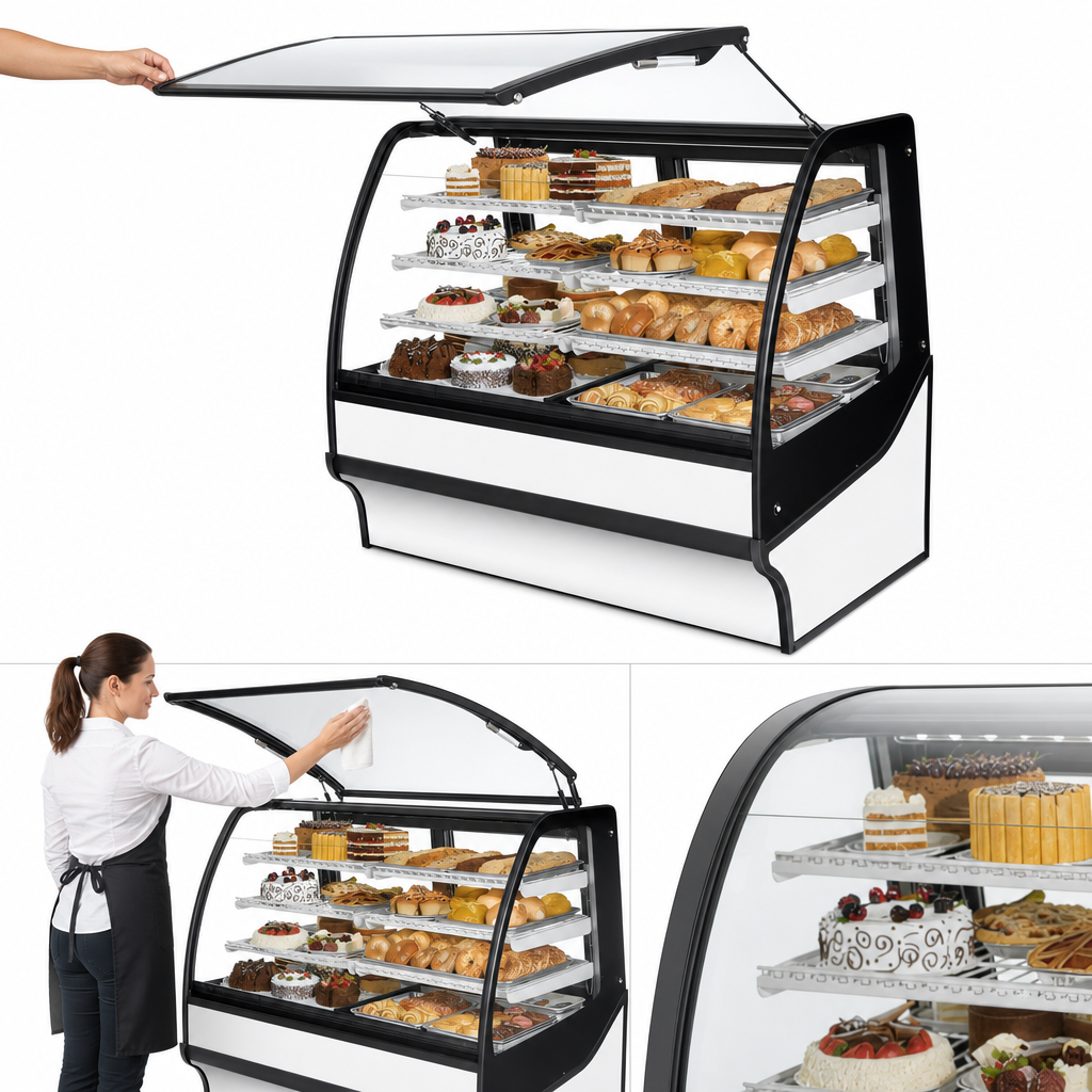 Curved Lift-Up Front Glass