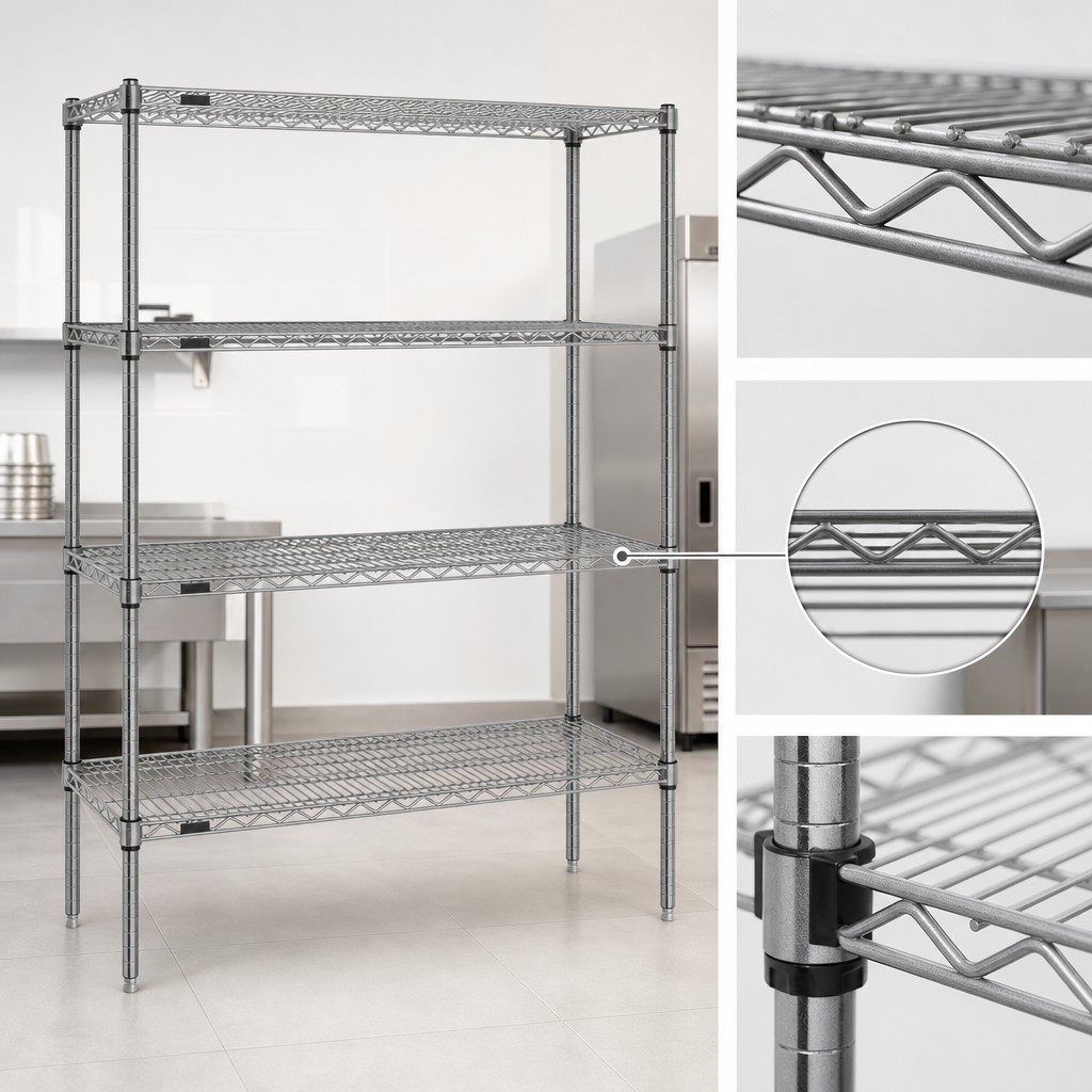 QuadTruss Wire Shelves