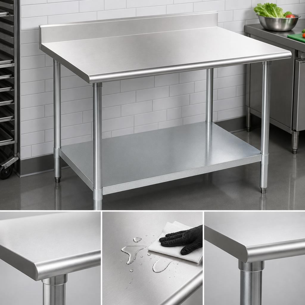 14 Gauge 300 Series Stainless Steel Top