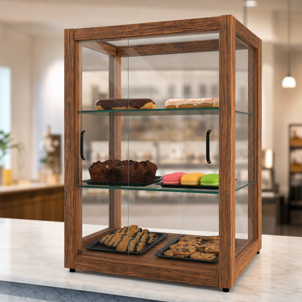 Three Tempered-Glass Shelves
