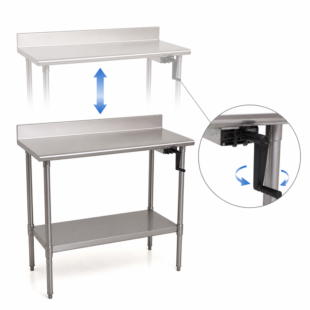 Height Adjustable Crank System