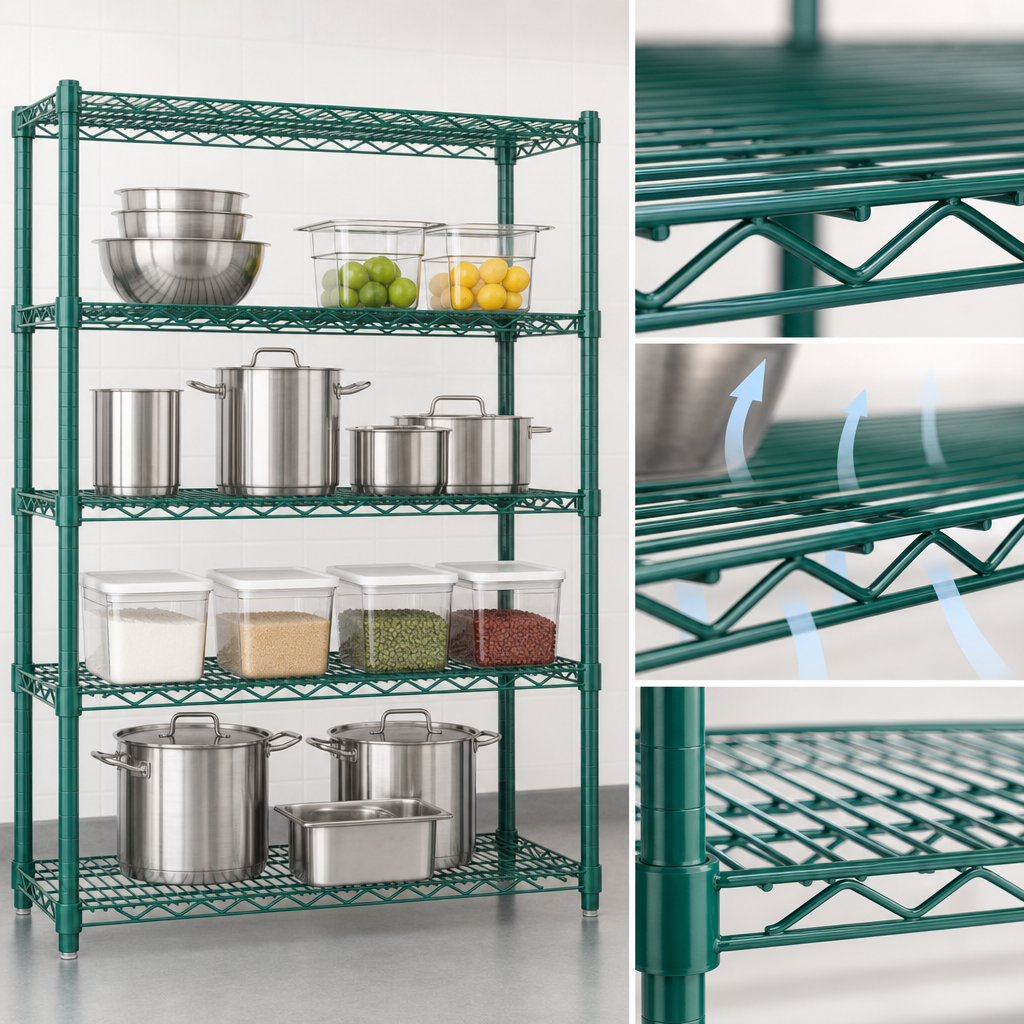QuadTruss® Wire Shelves