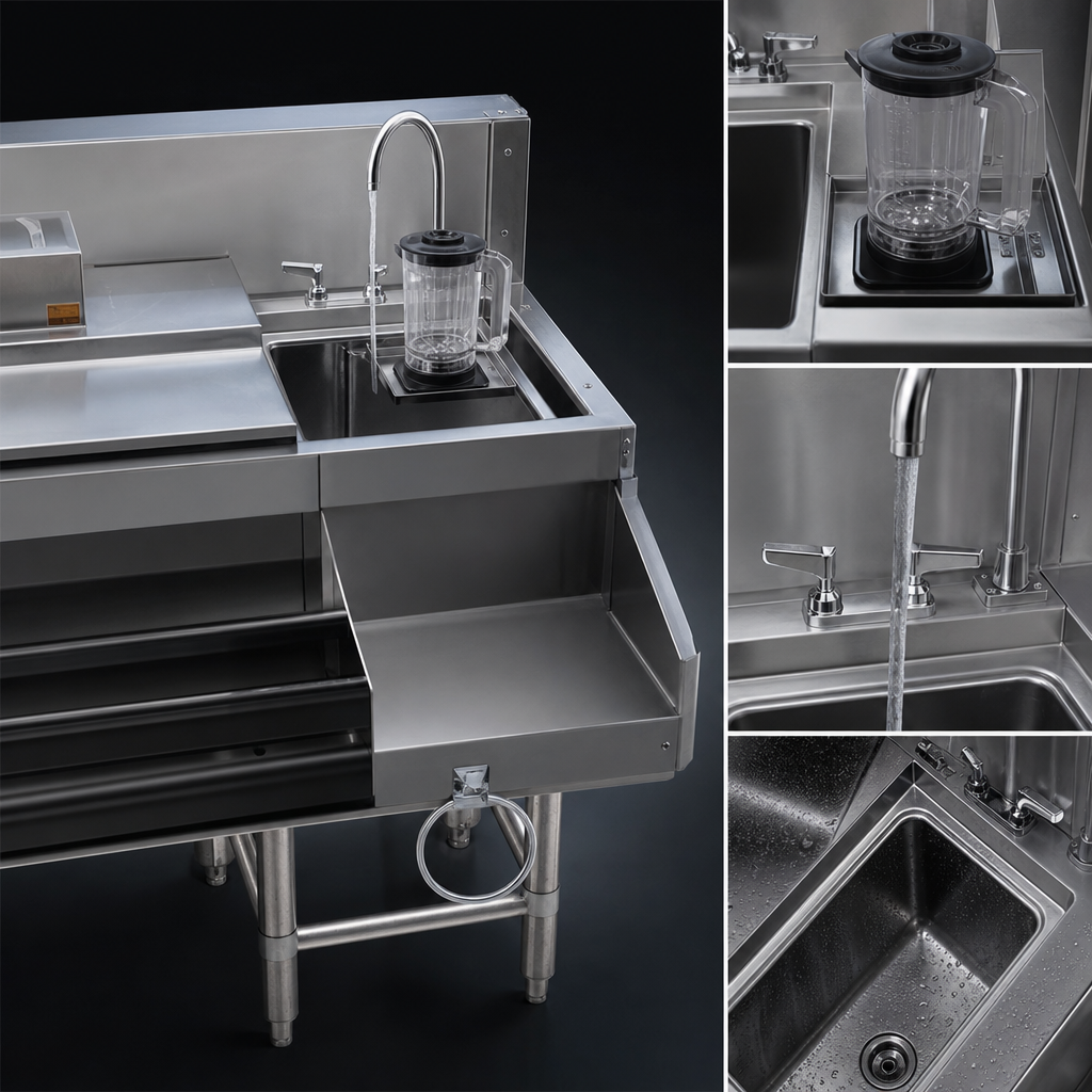 Blender Station with Sink
