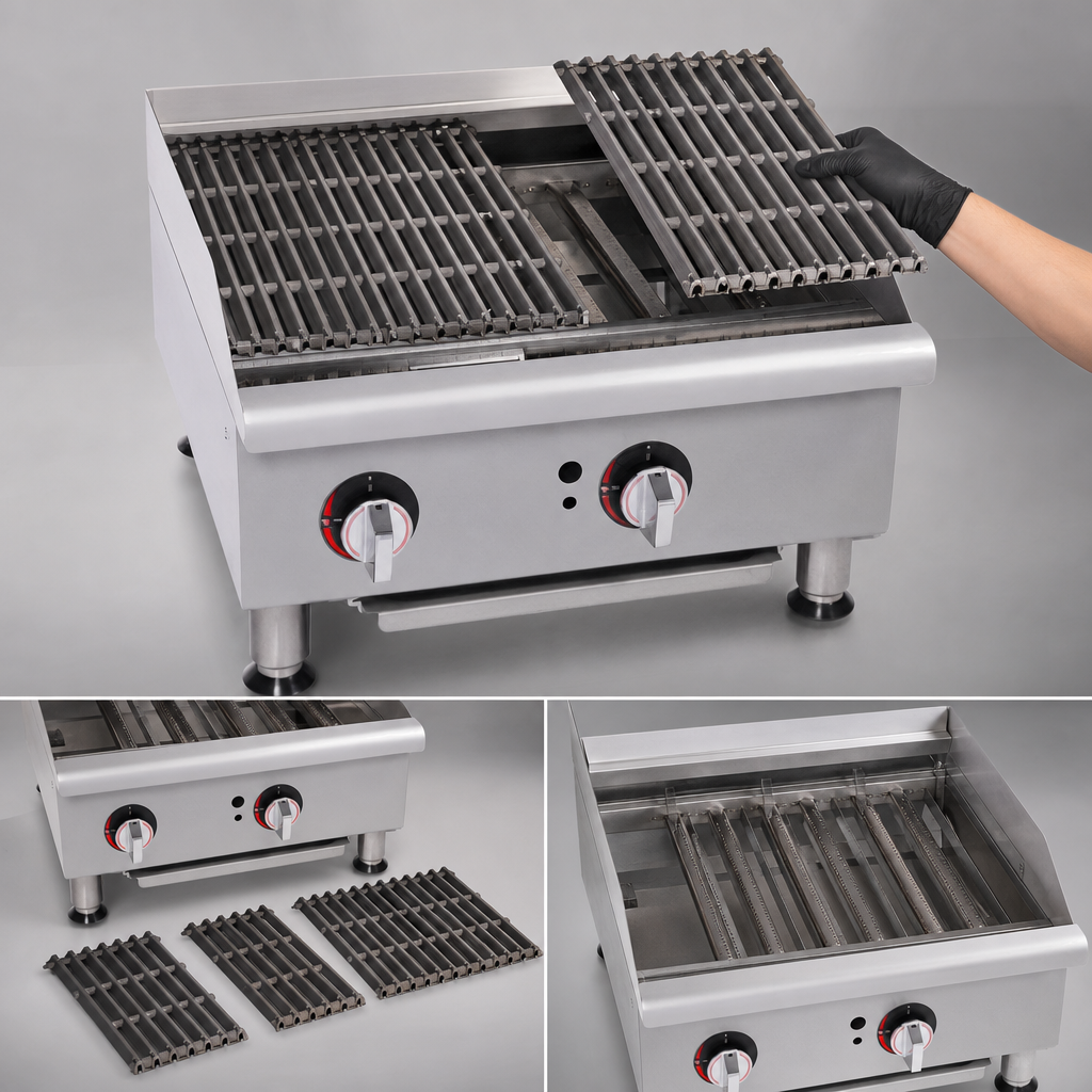 Removable 6-Inch Grate Sections