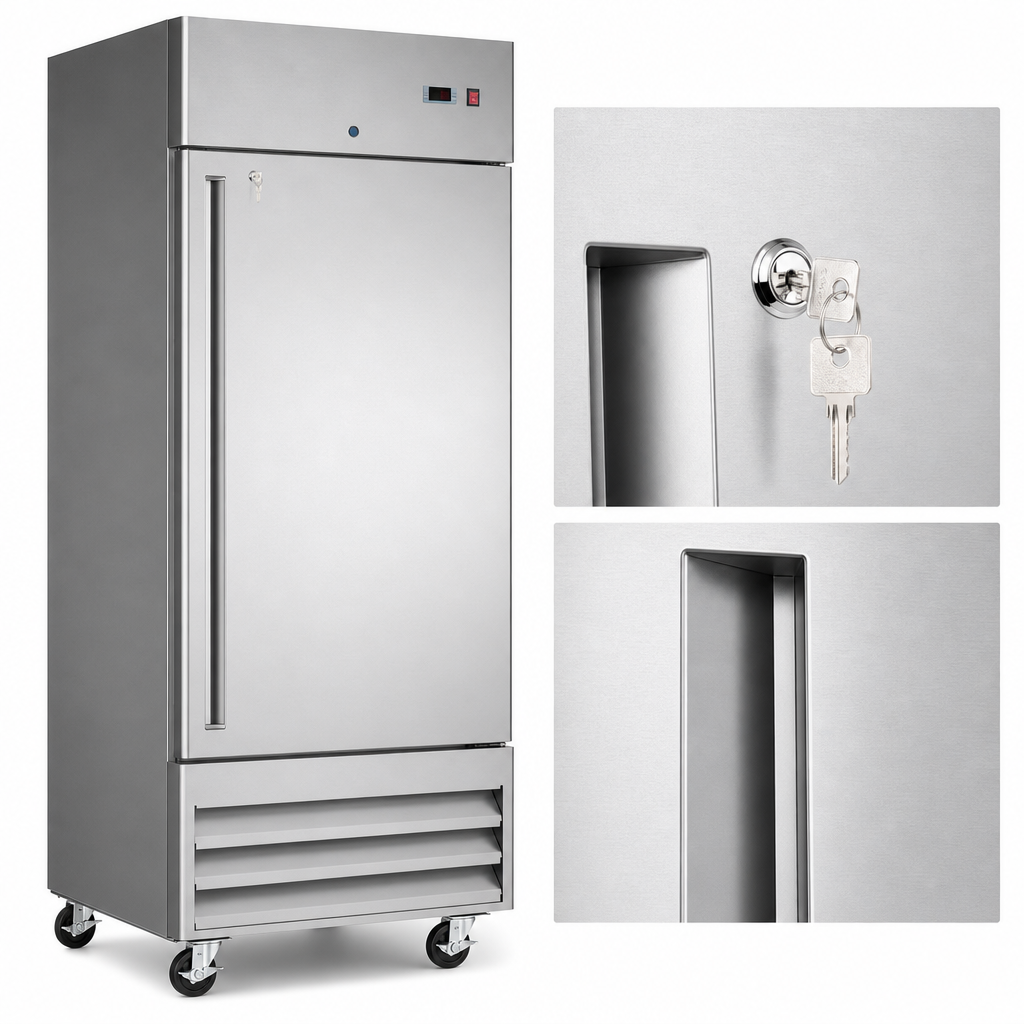 Locking Solid Door