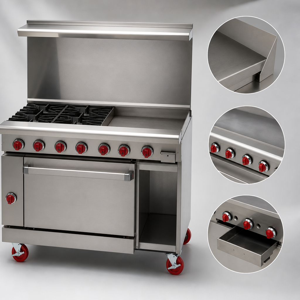 1-Inch Steel Griddle Plate