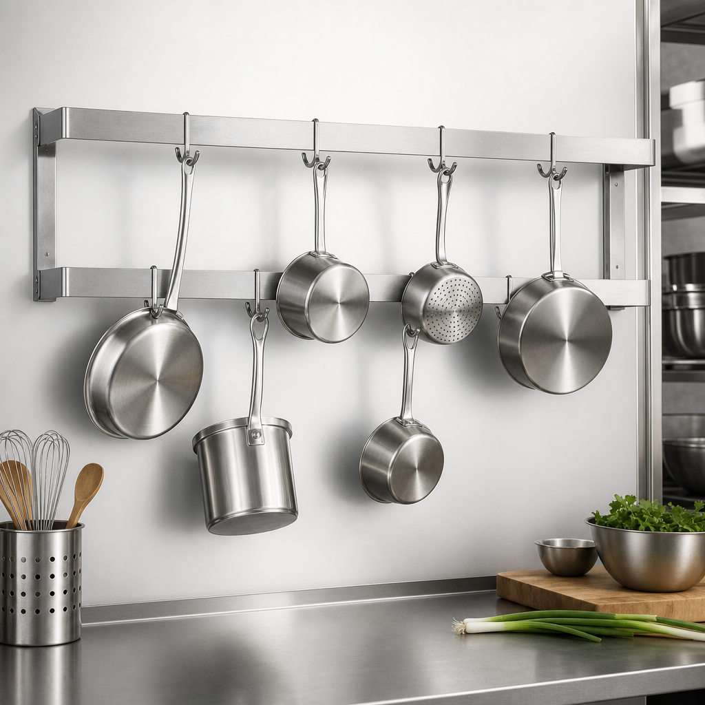 Wall-Mount Pot Rack