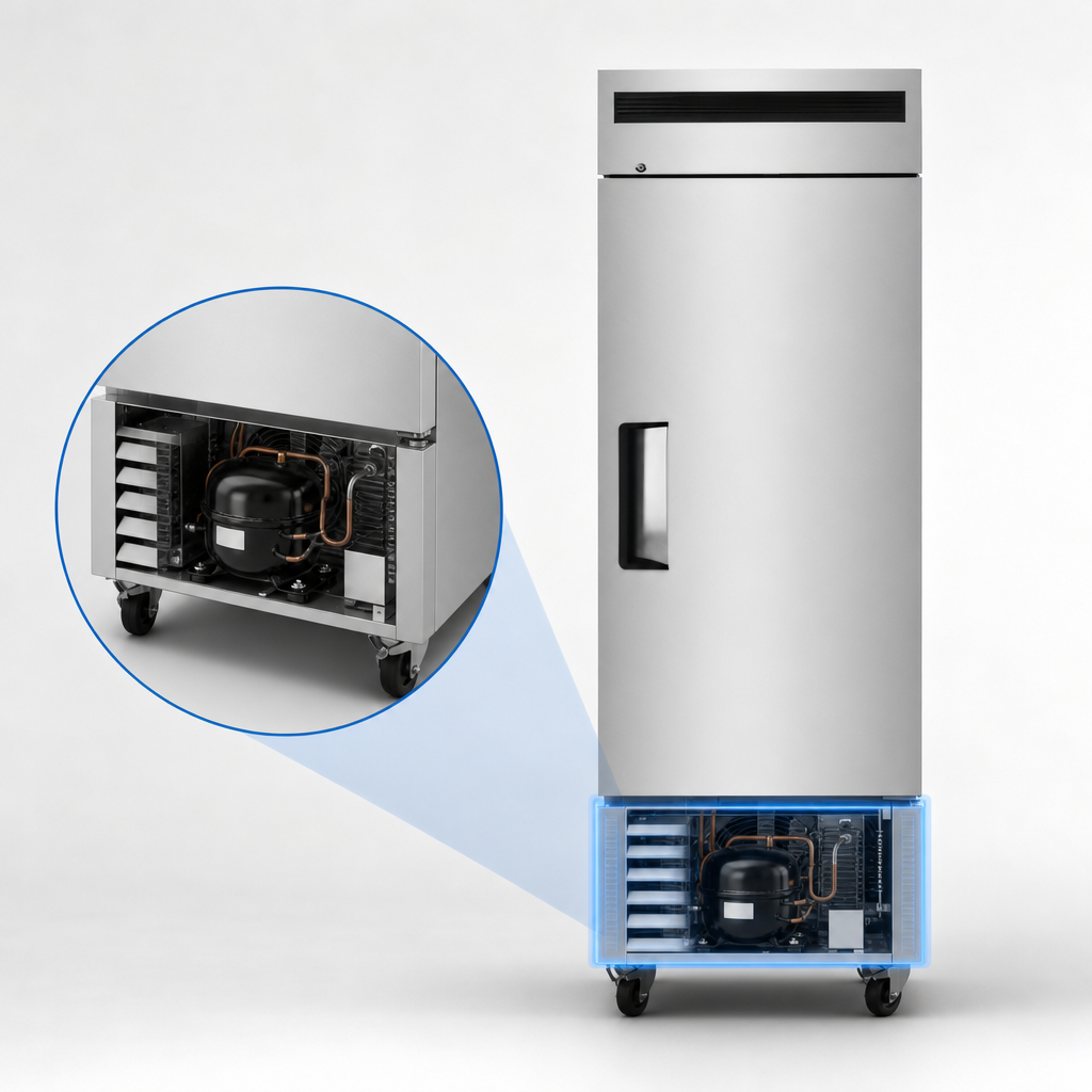 Bottom-Mount Self-Contained Refrigeration