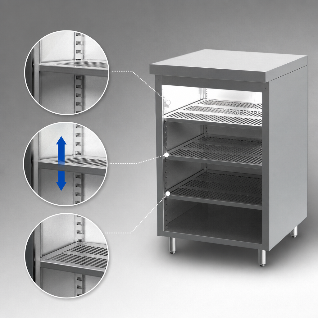 Three Adjustable Shelves
