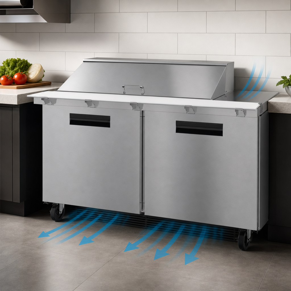 Front-Breathing, Self-Contained Refrigeration