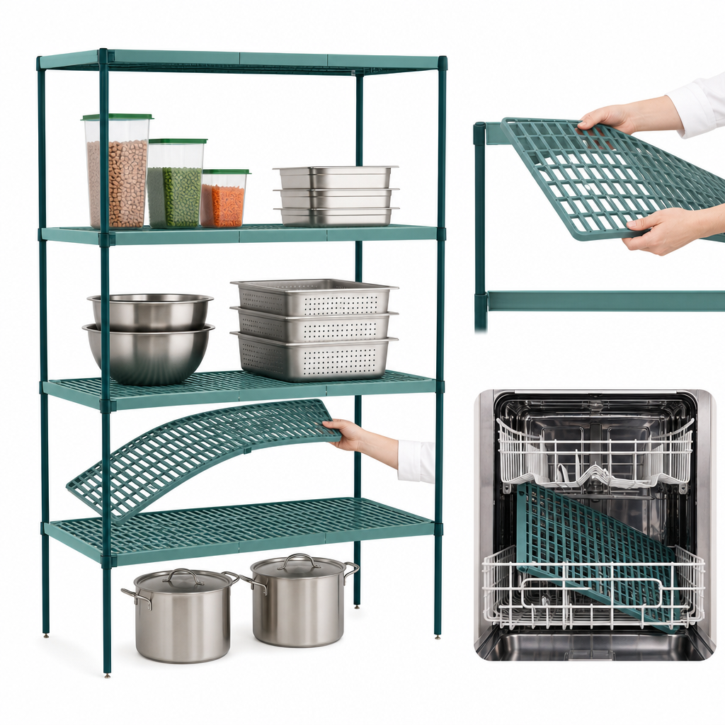 Removable Polymer Shelf Mats