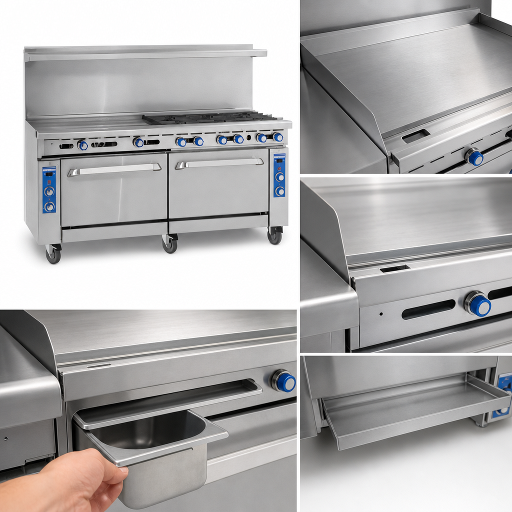 60-Inch Griddle Section