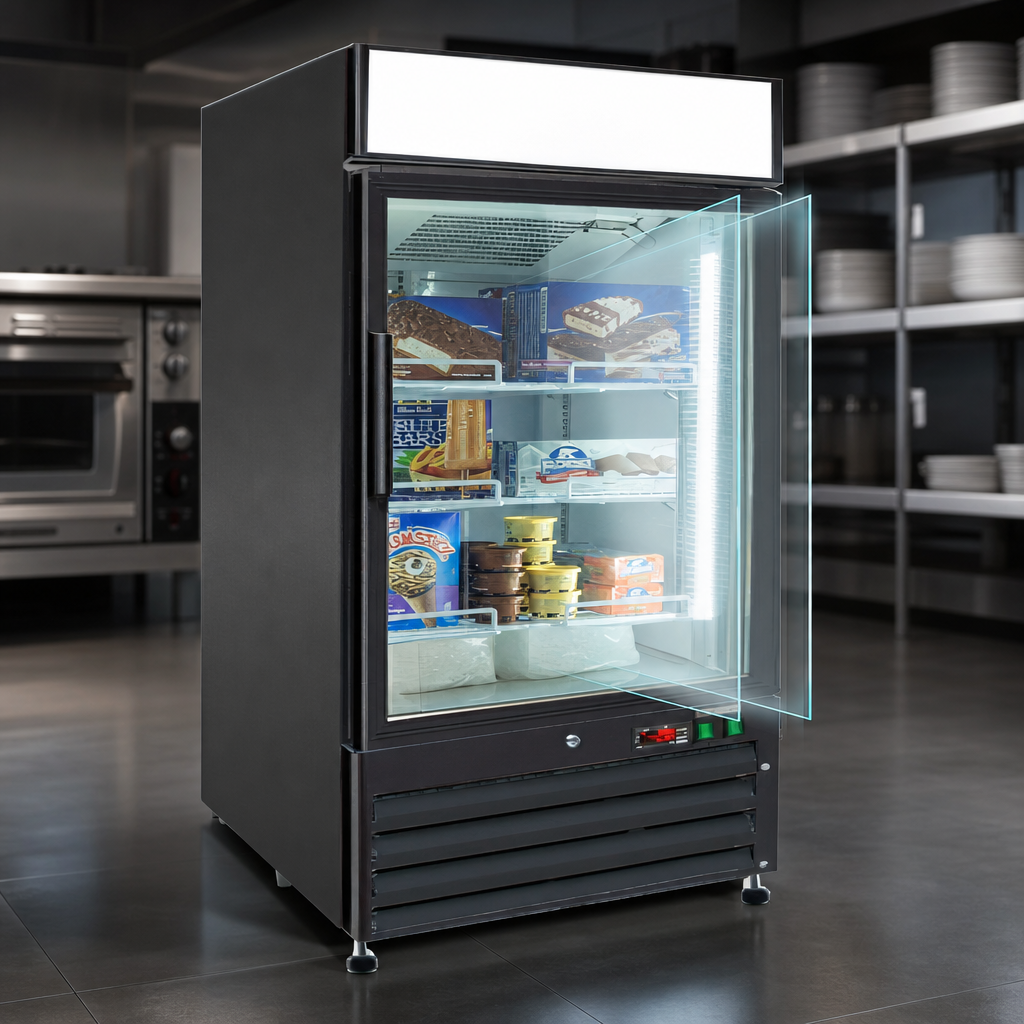 Triple-Pane Heated Glass Door