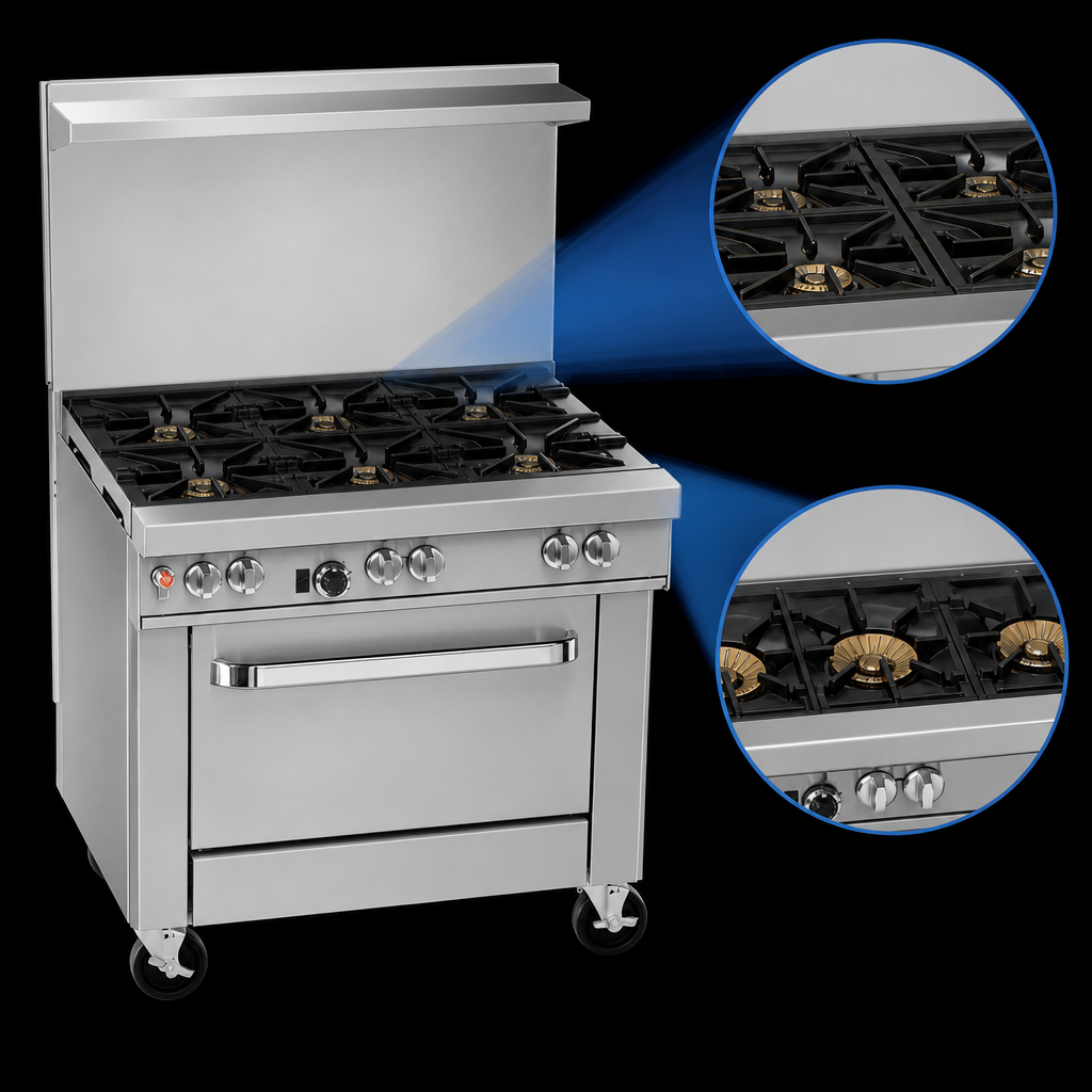 Split Burner Layout