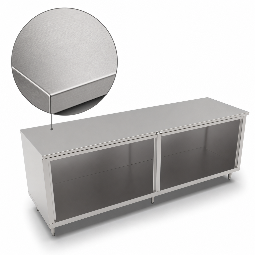 16-Gauge Stainless Steel Flat Top