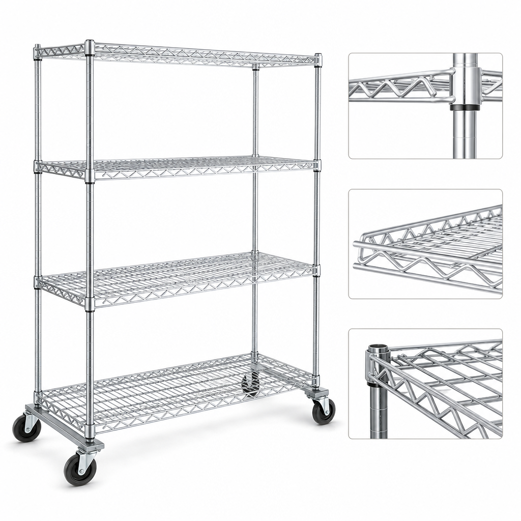 Patented QuadTruss Shelf Design