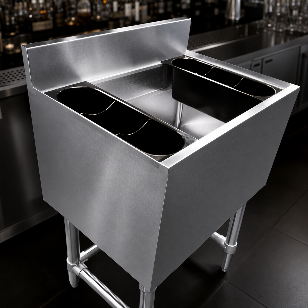 18-Gauge 304 Stainless Steel Construction