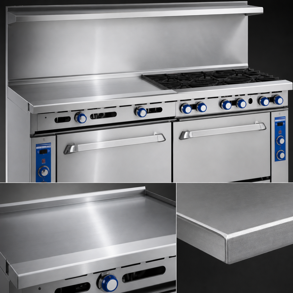 3/4-Inch Polished Steel Griddle Plate