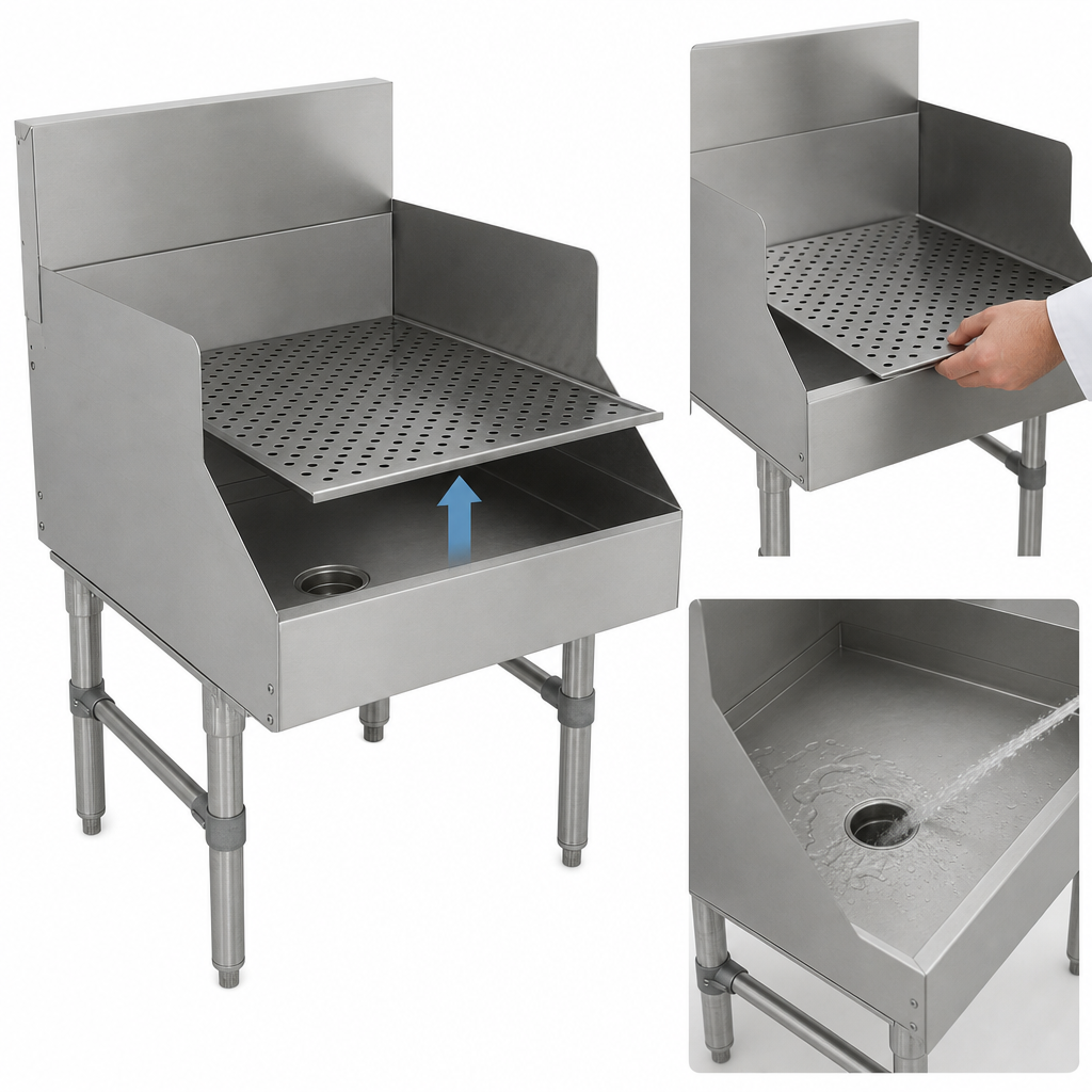 Removable Perforated Drain Pan