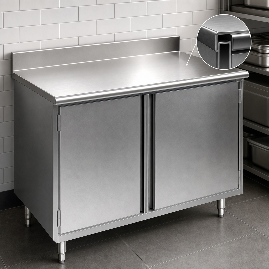 14-Gauge 304 Stainless Steel Top