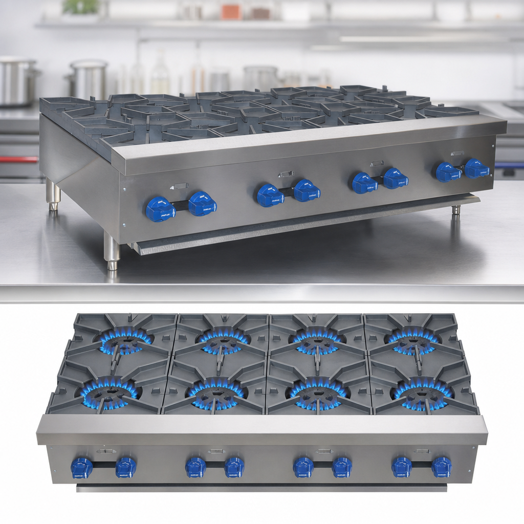 Eight Burner Configuration