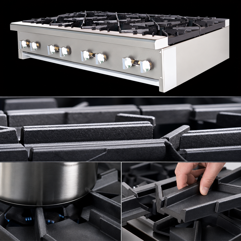 Grooved Cast-Iron Grates